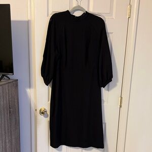 Eloquii Classic Black Long Sleeve Dress